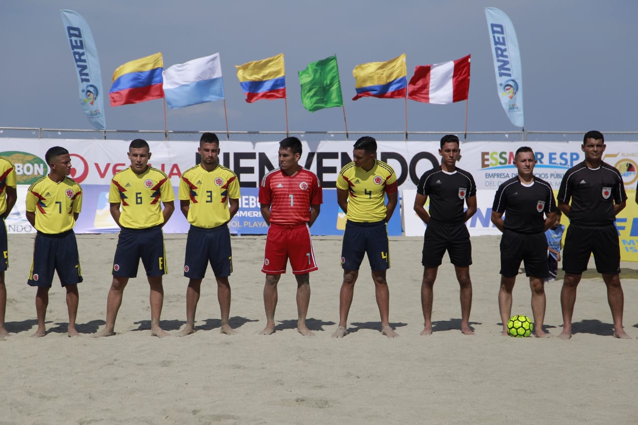 Colombia no arrancó bien el Sudamericano de Futbol playa