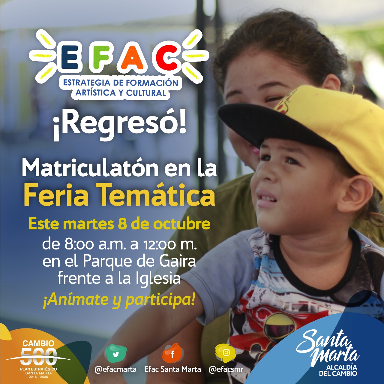 Estrategia de Formación Artística y Cultural (EFAC) llega a las Ferias Temáticas Estrategia de Formación Artística y Cultural (EFAC) llega a las Ferias Temáticas