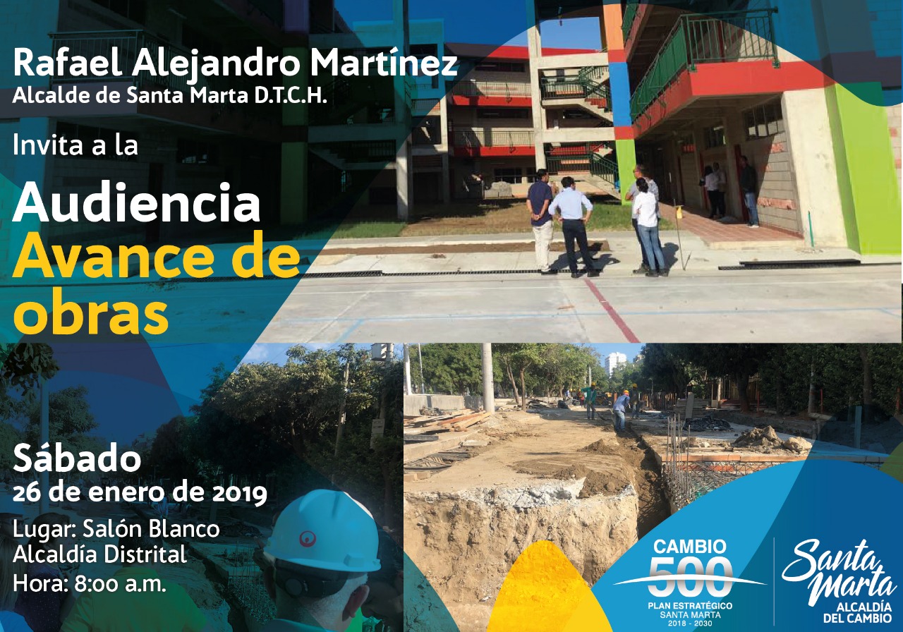 Gran Audiencia Pública de Avance de Obras del 2019