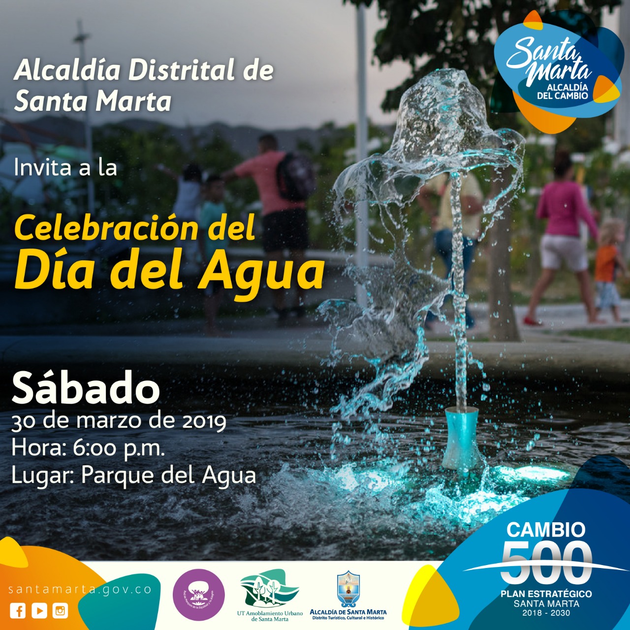 Con un gran show cultural y artístico, Distrito celebra Día Mundial del Agua Con un gran show cultural y artístico, Distrito celebra Día Mundial del Agua