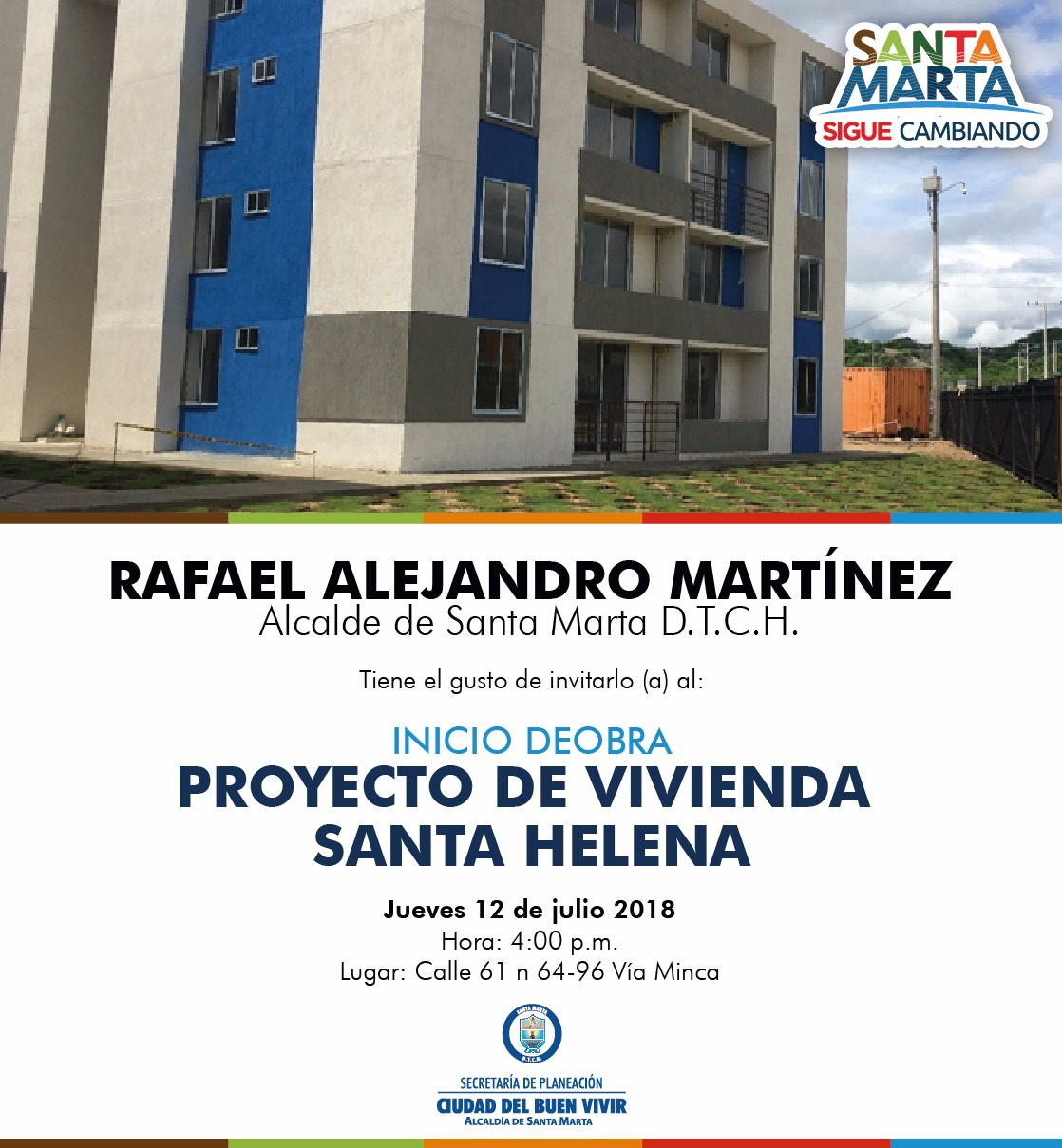 Alcalde dará inicio al proyecto de vivienda ‘Santa Helena’