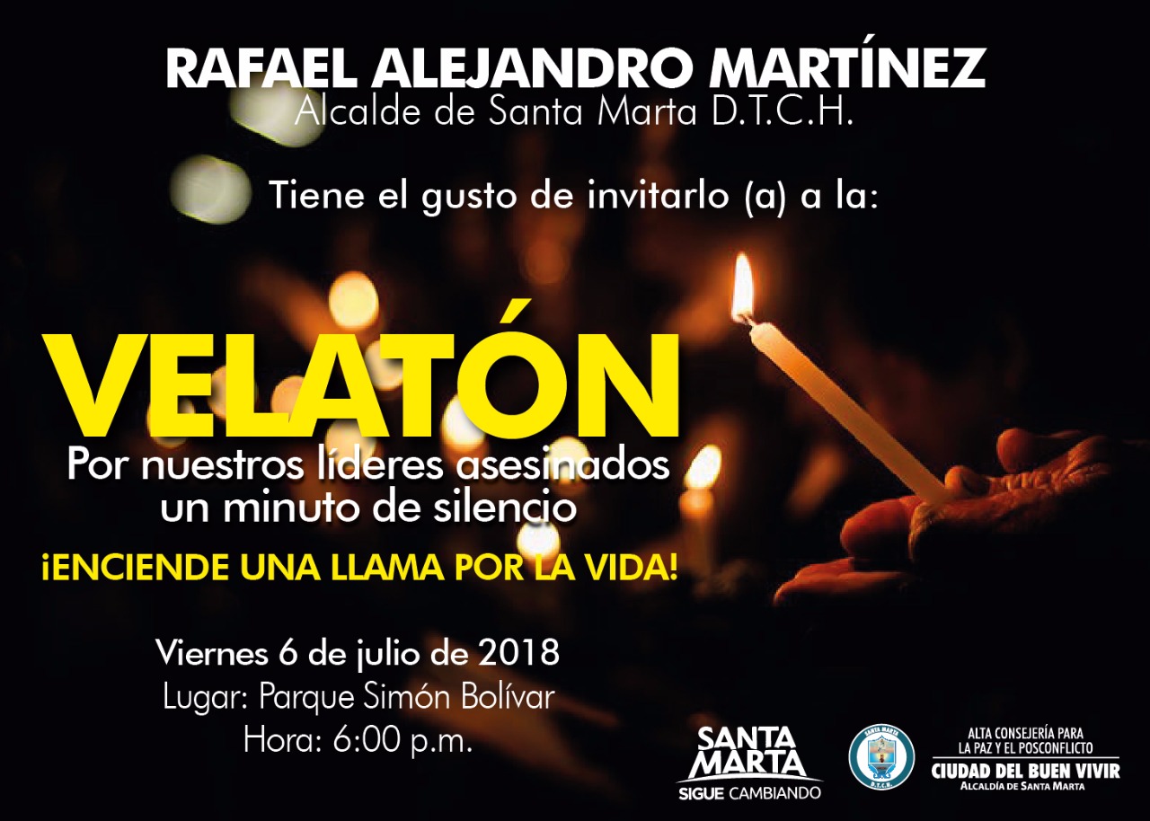 Distrito enciende 'llama por la vida’ y realiza minuto de silencio Distrito enciende 'llama por la vida’ y realiza minuto de silencio