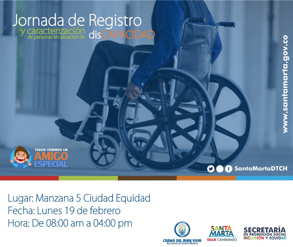 Jornada de Registro a Población en condición Discapacidad
