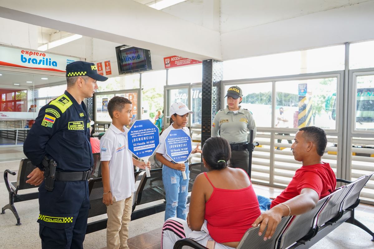 Distrito conmemoró Día Mundial contra Explotación Sexual en niños, niñas y adolescentes con jornada de sensibilización