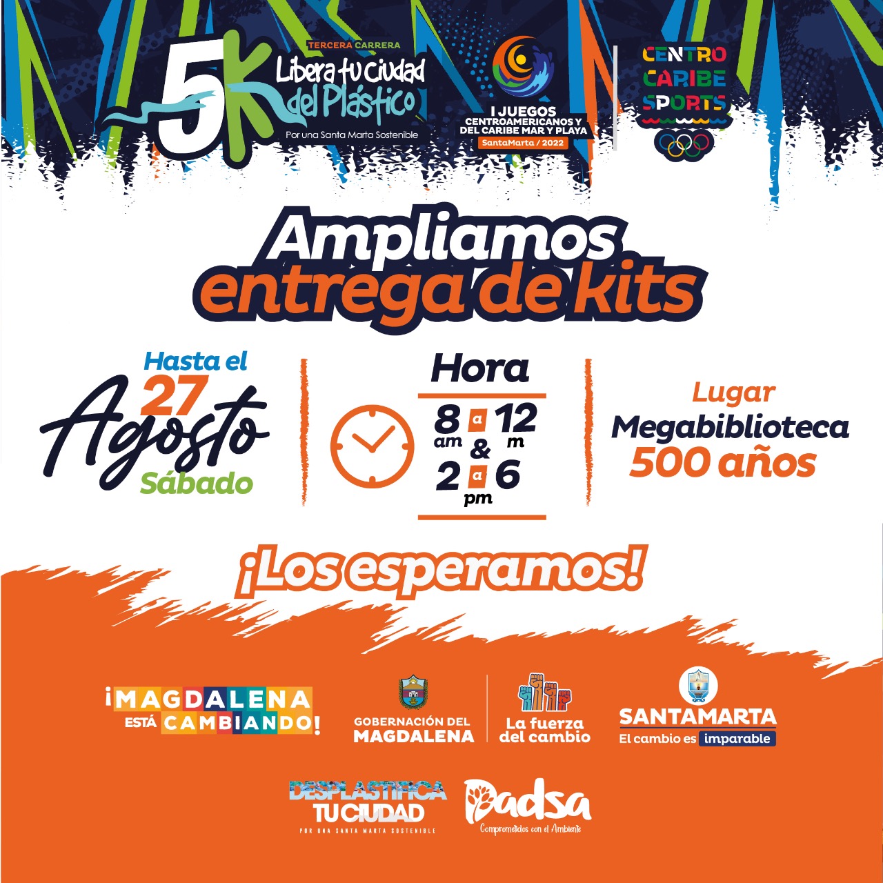 Alcaldía Distrital inició entrega de kits para participantes de la Carrera 5K