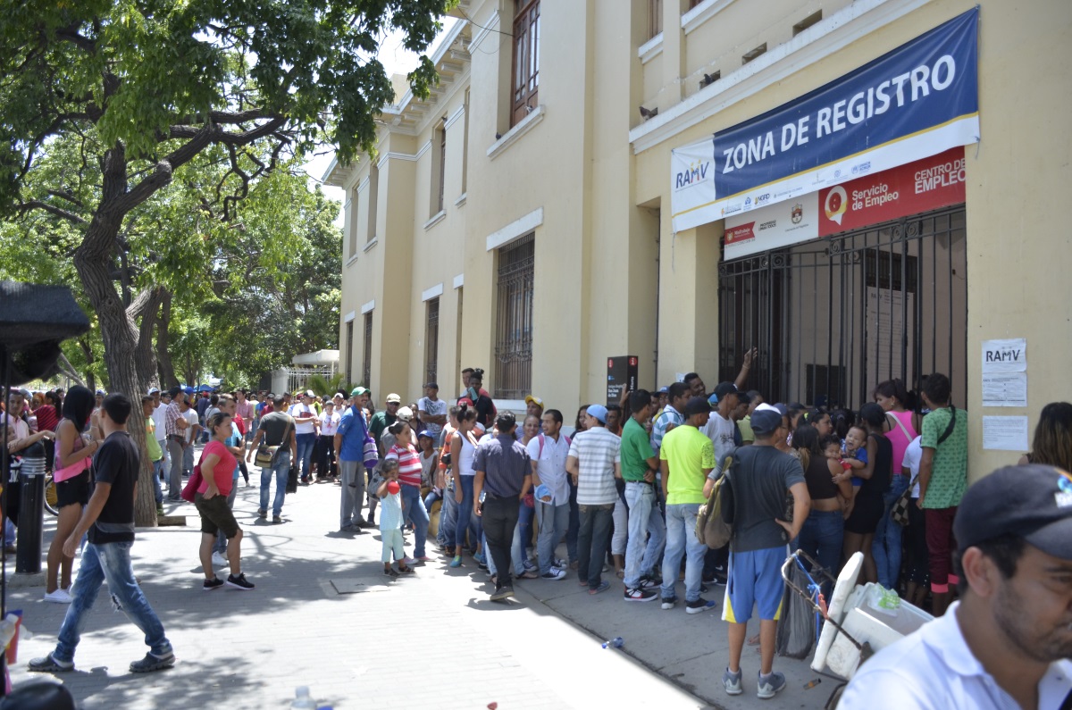 Distrito cierra censo sin inconvenientes y con cientos de venezolanos satisfechos