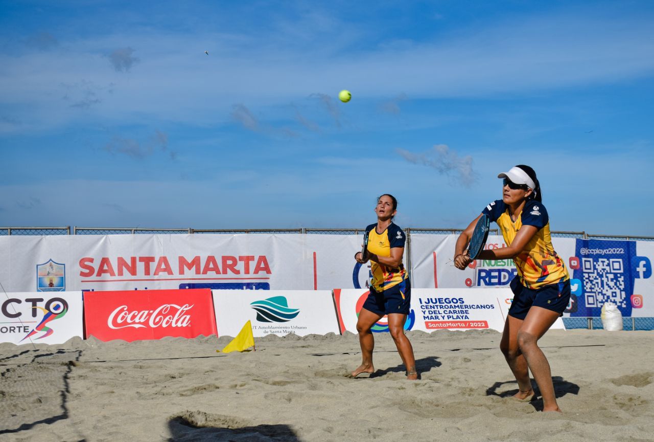 Listos los finalistas de tenis playa en los Juegos Centroamericanos y del Caribe de Mar y Playa 2022