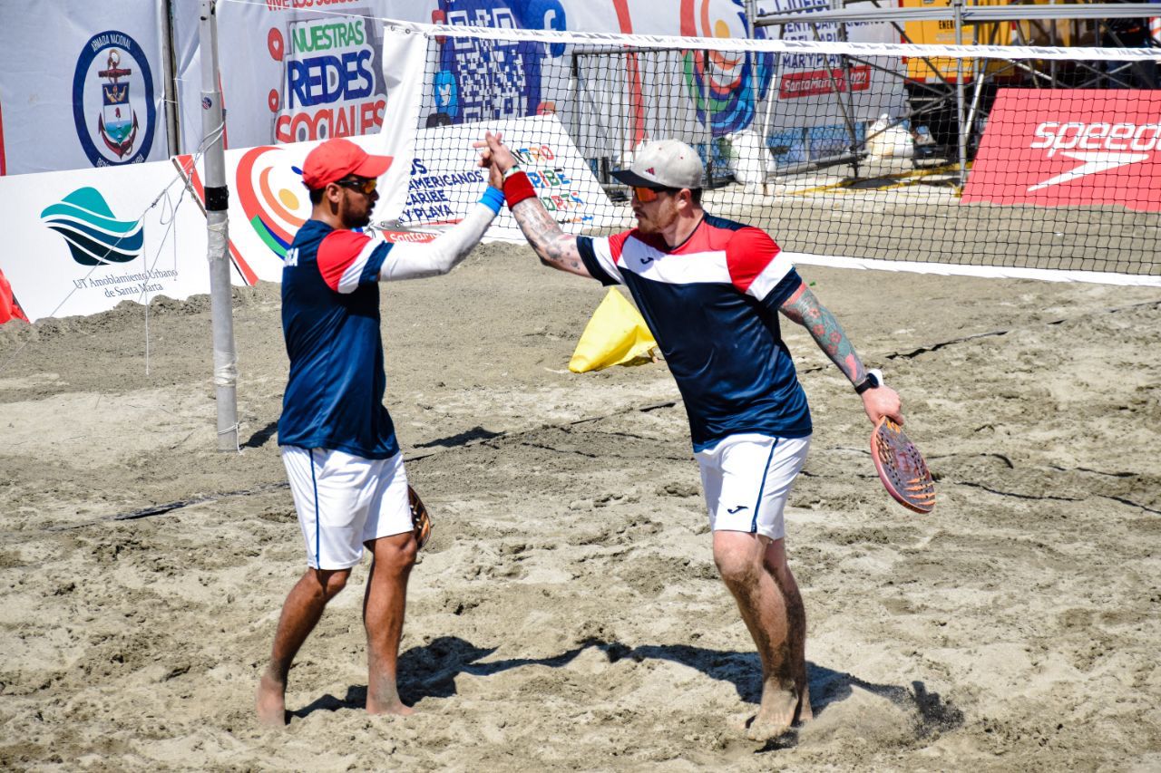 Listos los finalistas de tenis playa en los Juegos Centroamericanos y del Caribe de Mar y Playa 2022