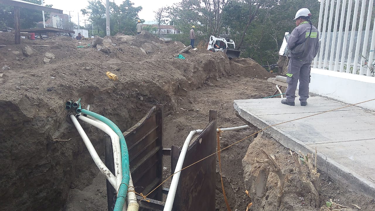 Obras en el colector del puente El Mayor avanza en un 45% de ejecución Obras en el colector del puente El Mayor avanza en un 45% de ejecución