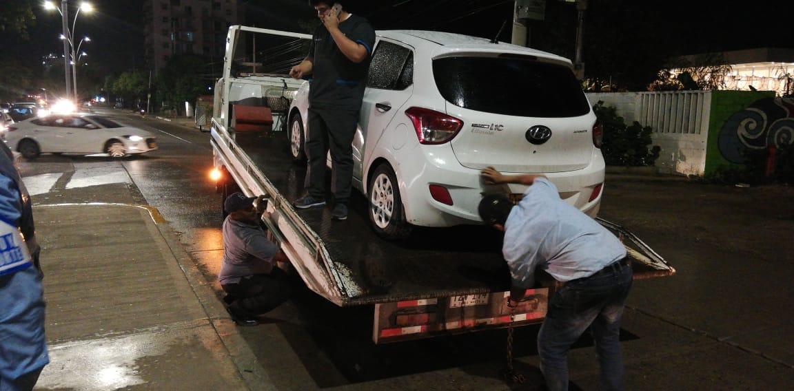 Sec. de Movilidad inmovilizó 9 vehículos particulares y sancionó 7 taxis
