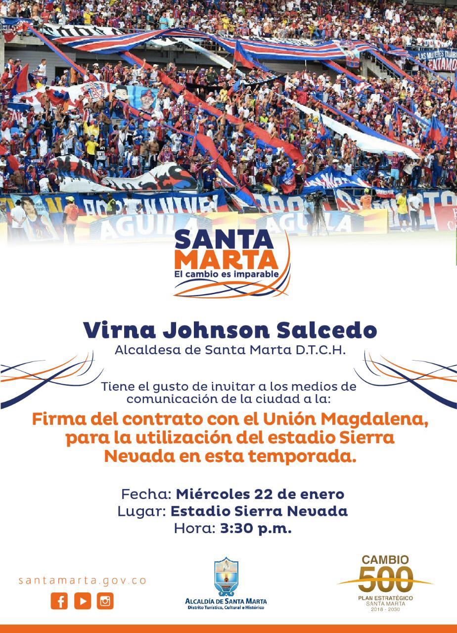 Hoy alcaldesa Virna Johnson firma contrato para que el Unión juegue en el Sierra Nevada