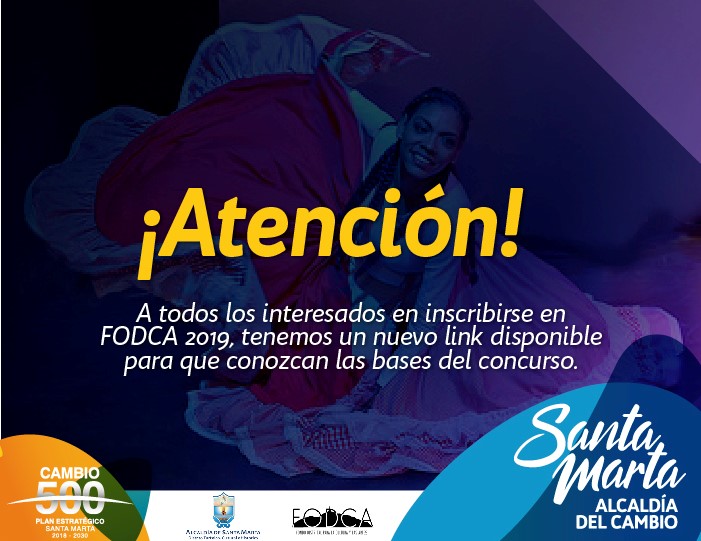 Atención interesados en convocatoria del Fondo Distrital para la Cultura y las Artes 2019 Atención interesados en convocatoria del Fondo Distrital para la Cultura y las Artes 2019