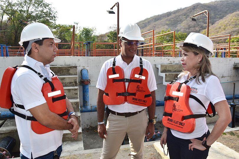 Alcaldesa inspeccionó niveles de captación de agua en plantas de tratamiento de El Roble y Mamatoco para garantizar continuidad en el servicio Alcaldesa inspeccionó niveles de captación de agua en plantas de tratamiento de El Roble y Mamatoco para garantizar continuidad en el servicio