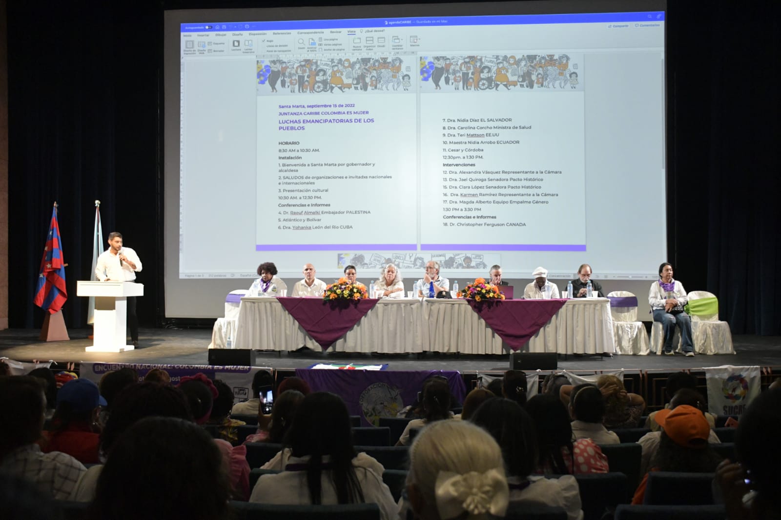 Más de 400 mujeres analizaron temas de género y equidad en el Primer Encuentro Internacional Caribe es Mujer