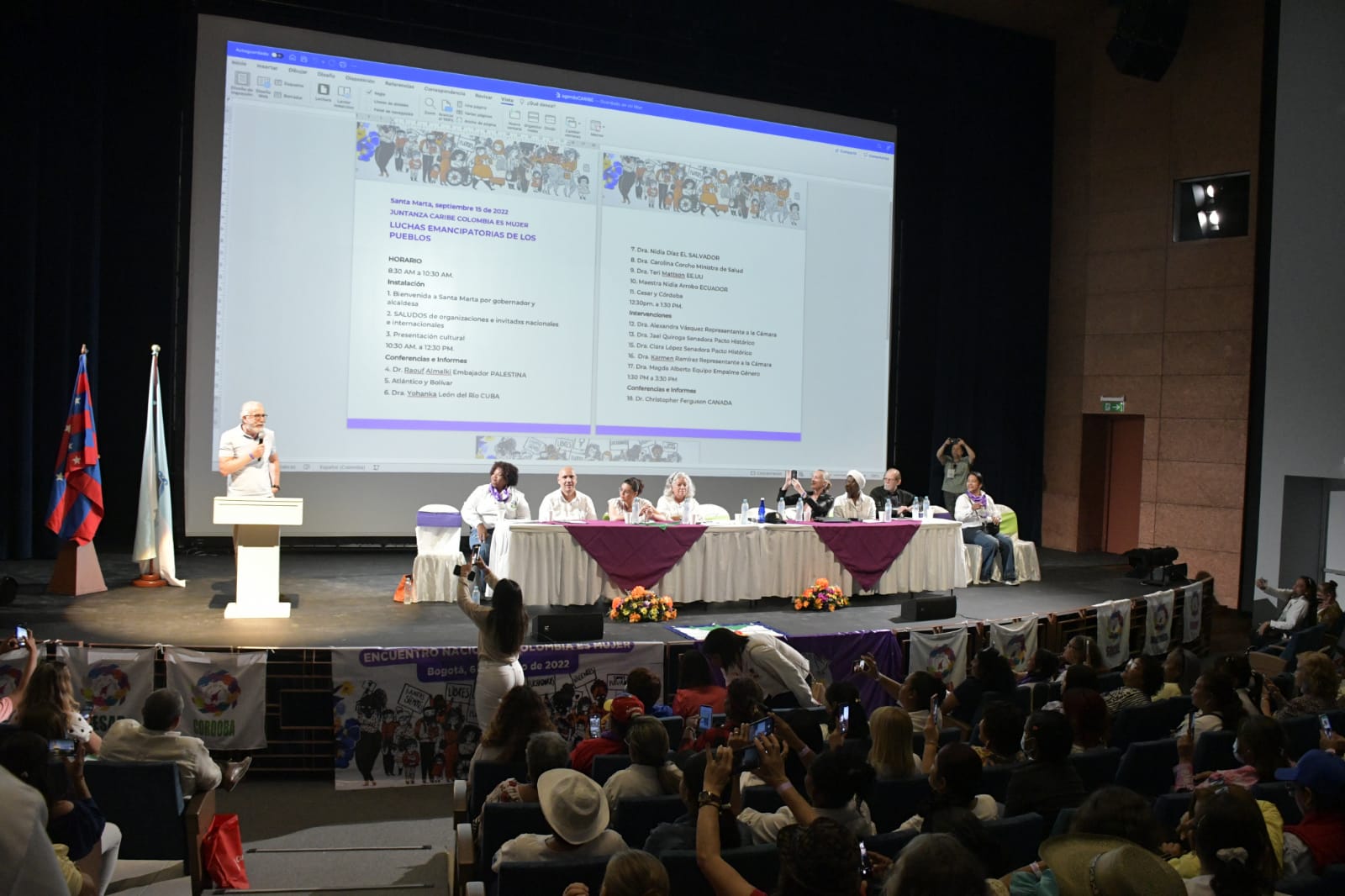 Más de 400 mujeres analizaron temas de género y equidad en el Primer Encuentro Internacional Caribe es Mujer