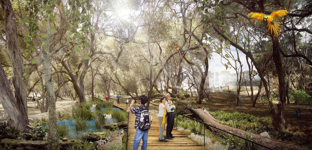 Propuesta de esta administración para la contrucción del parque lineal sobre el Rió Manzanares