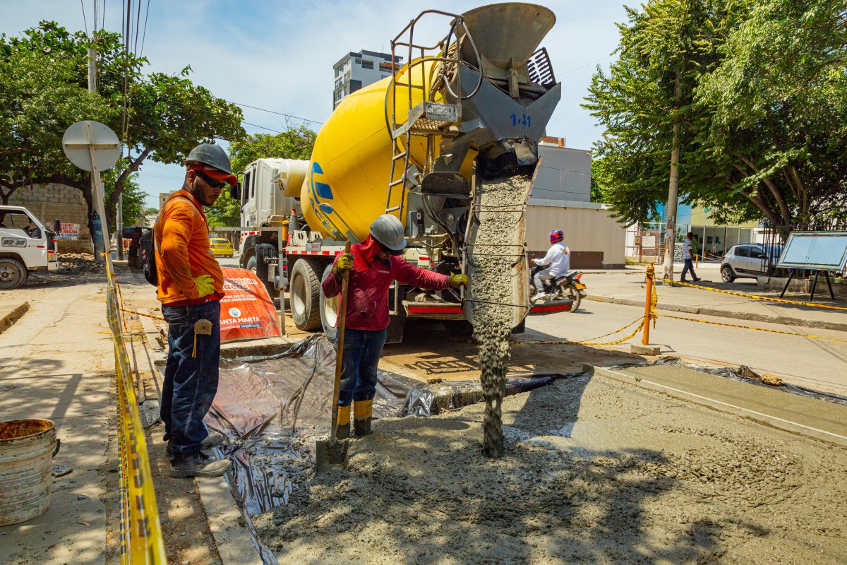 Alcaldía ha recuperado 914 m2 de pavimento en El Rodadero