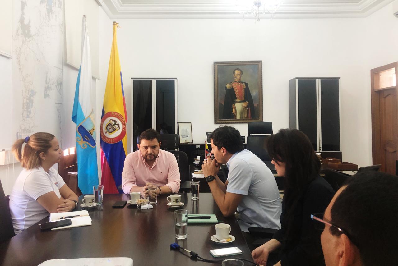 Alcalde Martínez se reunió con viceministro de agua para continuar trabajando en la solución definitiva a los problemas de acueducto y alcantarillado de Santa Marta