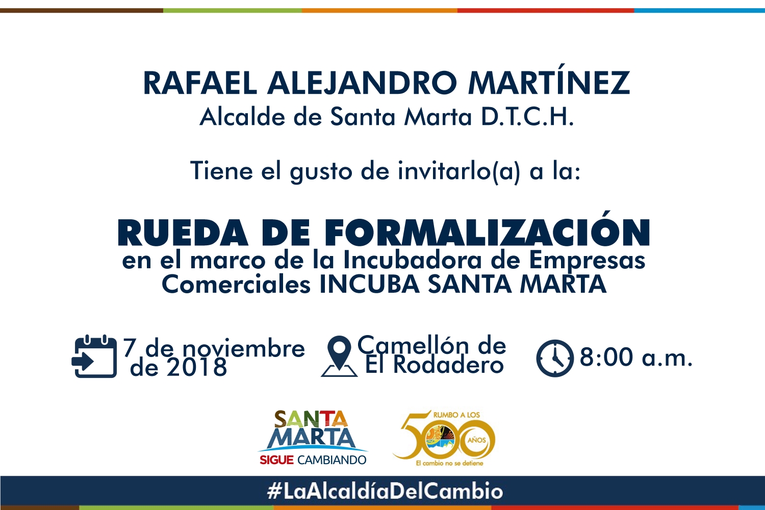 Distrito brindará a los comerciantes Rueda de Formalización