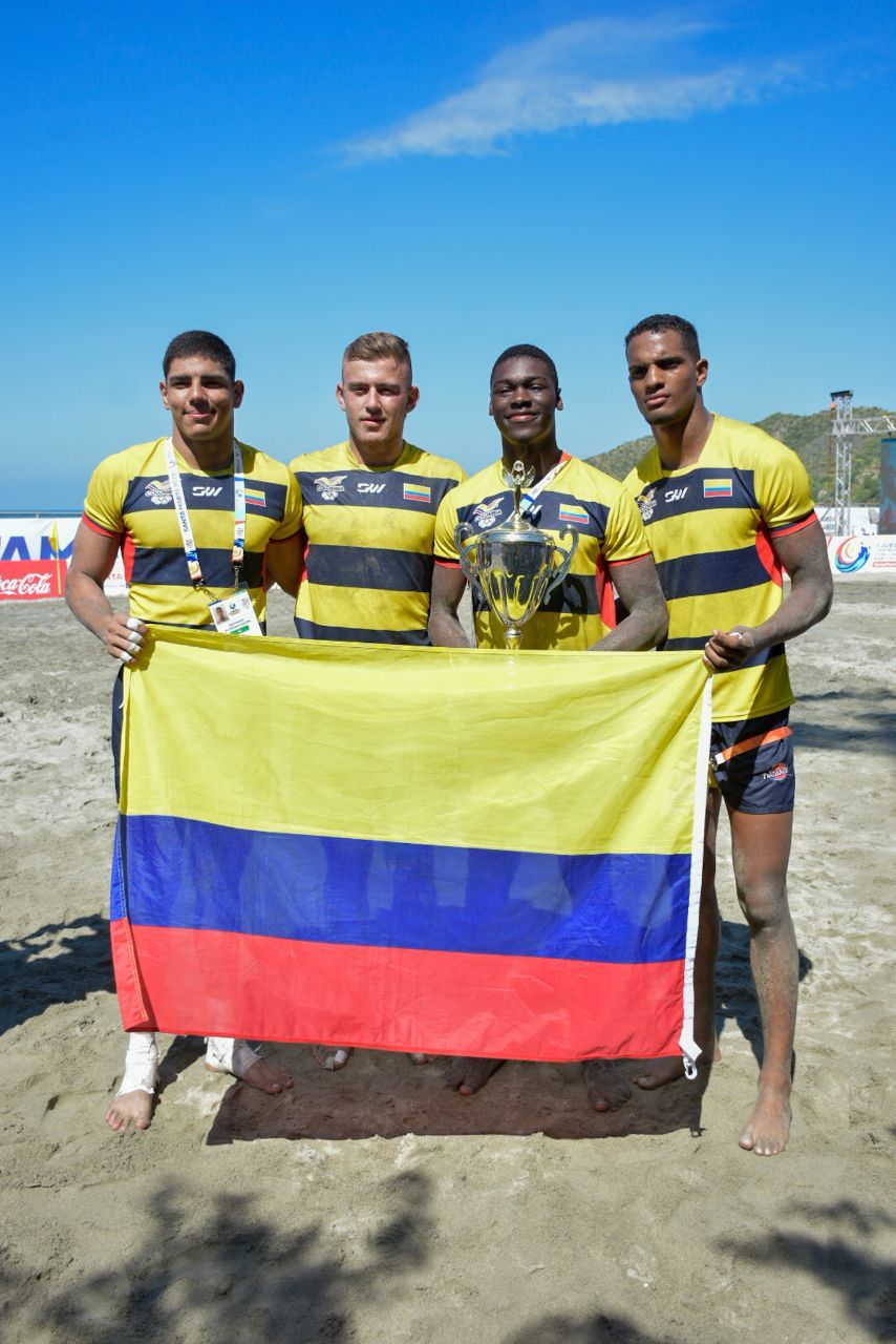 Colombia se alza con la medalla de oro en rugby en los I Juegos Centroamericanos y del Caribe Mar y Playa