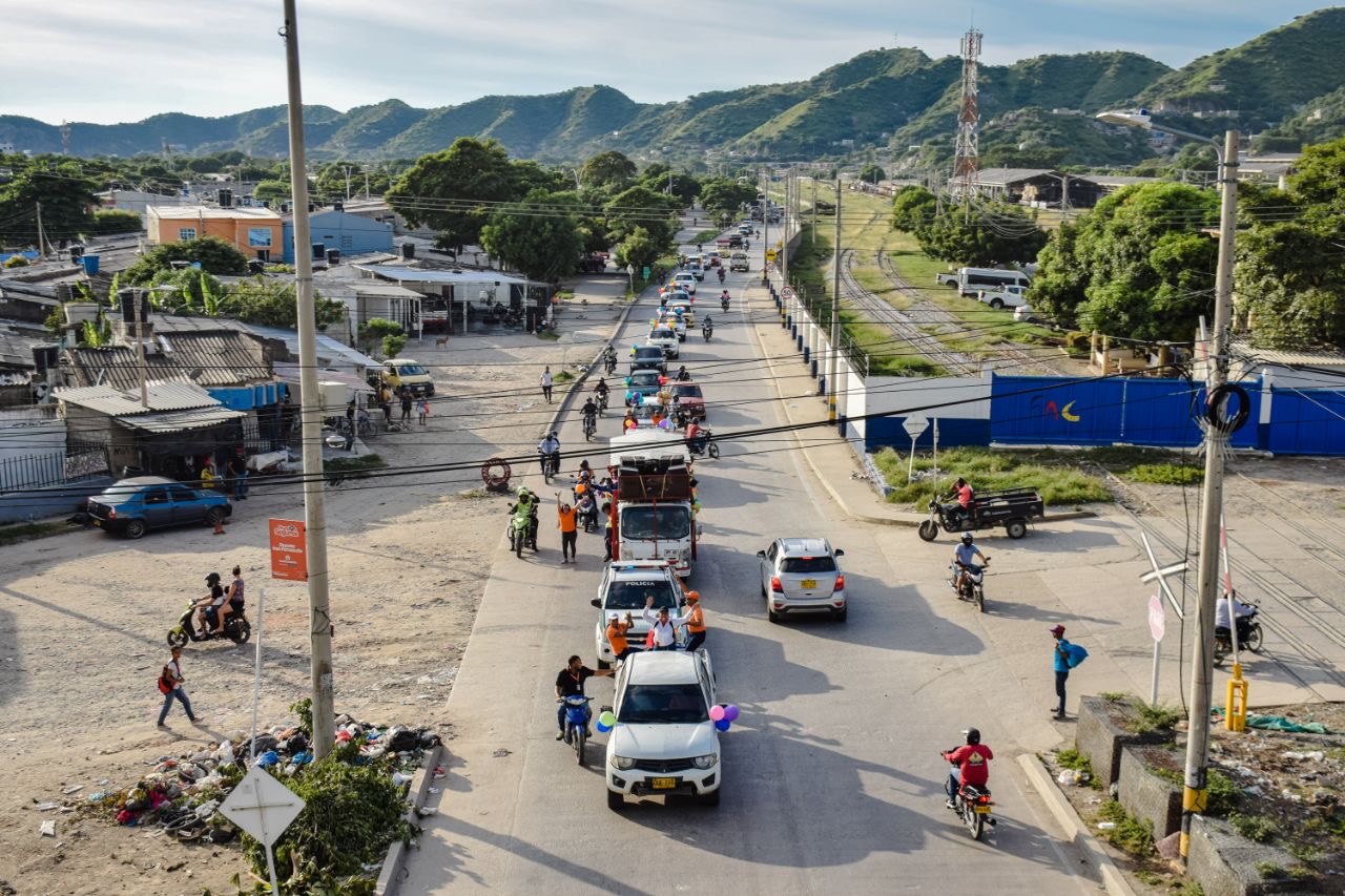 Alcaldía lleva alegría y diversión a los niños y niñas de Santa Marta