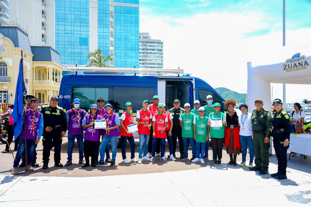 Centro Histórico fue epicentro de la carrera de observación "Santa Marta, un tesoro por descubrir"