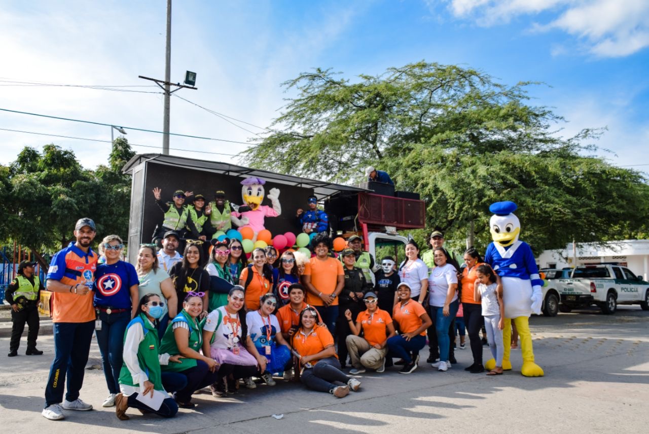 Alcaldía lleva alegría y diversión a los niños y niñas de Santa Marta