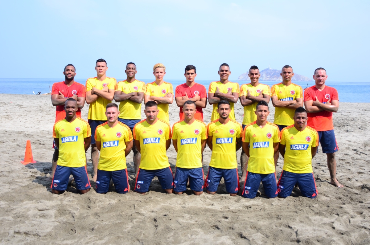 Santa Marta es cuartel de verano de la selección Colombia en fútbol playa