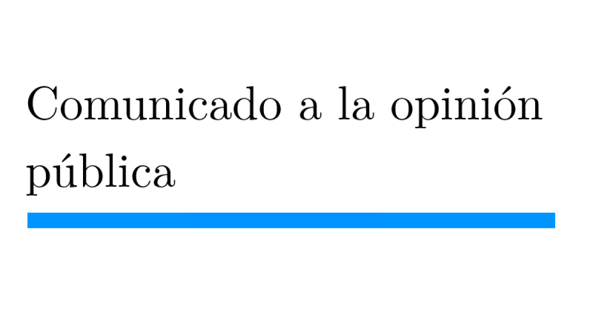 EL ALCALDE ENCARGADO DE SANTA MARTA, ANDRES RUGELES, SE PERMITE INFORMAR A LA OPINIÓN PÚBLICA