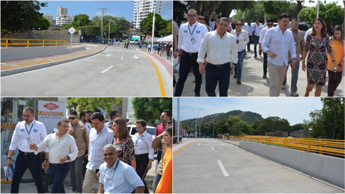 Puente de la Av. Bavaria, una obra más que transforma la movilidad de Santa Marta