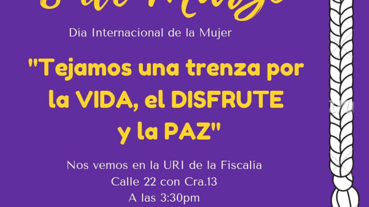 La Alta Consejería para la Paz y el Posconflicto del Distrito de Santa Marta apoyará este viernes 8 de marzo a la convergencia de mujeres samarias en su marcha denominada ‘Tejamos una Trenza por la Vida, el Disfrute y la Paz’ en el marco del Día Internaci