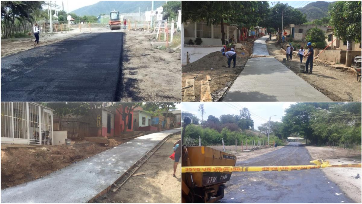 Avanzan las obras de pavimentación en Luis R. Calvo y Playa Dormida