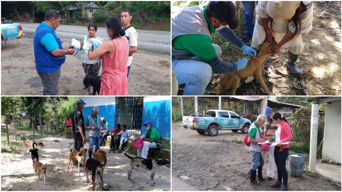 Distrito continúa acciones de vigilancia en salud pública en la Sierra Nevada