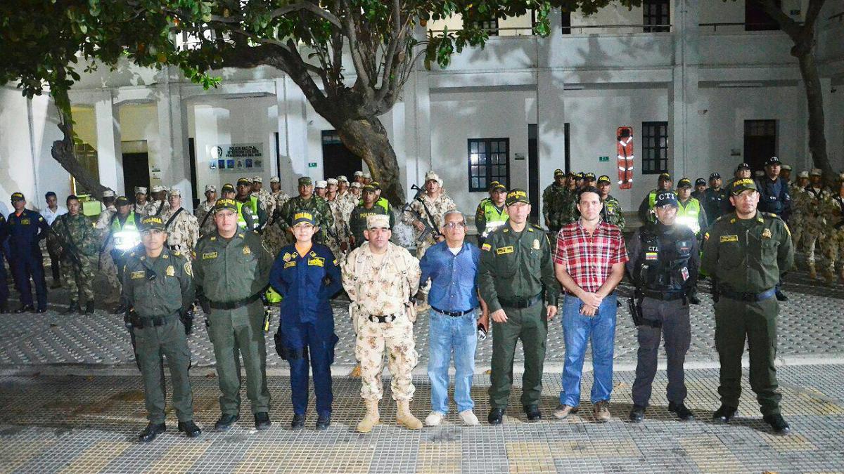 Santa Marta ciudad ejemplo de Colombia donde todas las fuerzas del orden trabajan coordinadamente contra la delincuencia