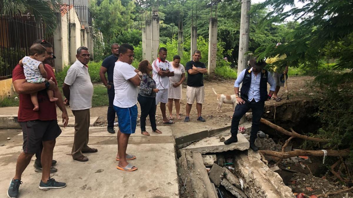 La Alcaldía de Santa Marta  apoyará la construcción de gaviones en la Urbanización Villas de Alejandría