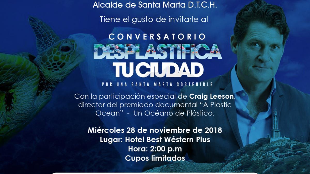 Cineasta de famoso documental ‘Un océano de Plástico’, invitado especial en foro ambiental del Dadsa