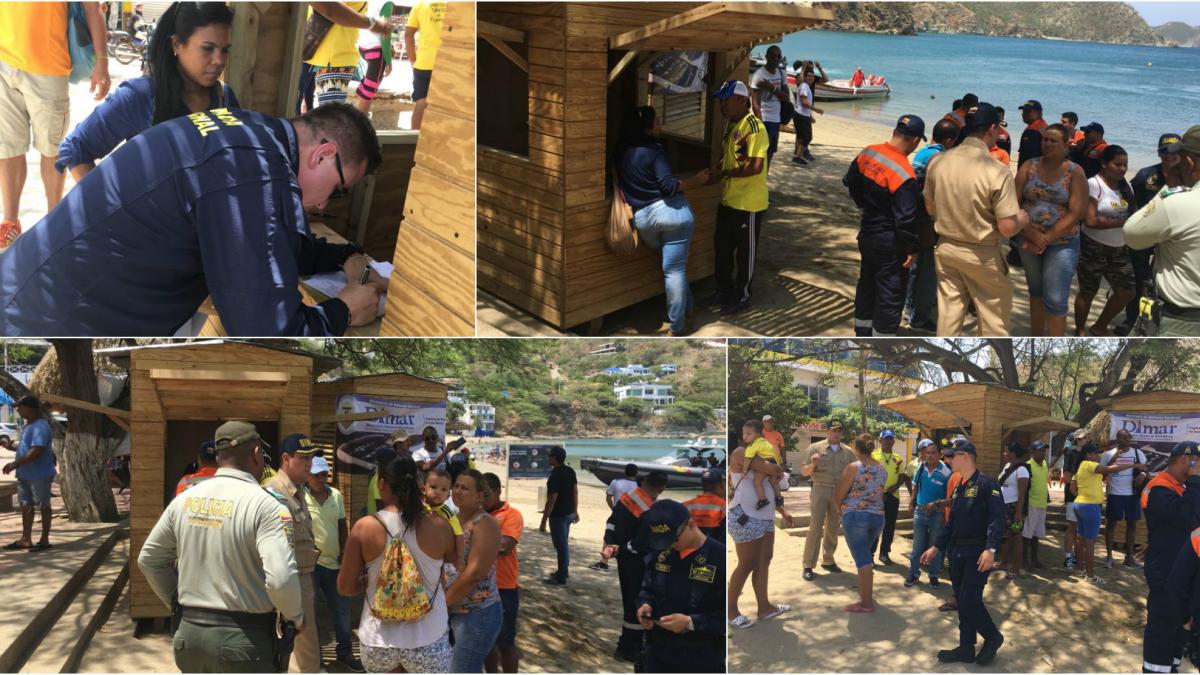 Fortalecen control en transporte turístico marino en Taganga