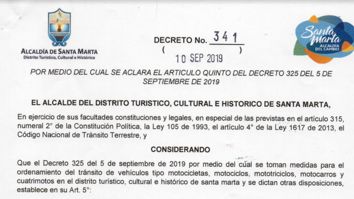 Alcaldía del Cambio presenta calendario del día sin parrillero para motocicletas, que anula ‘Pico y Placa’ un día al mes