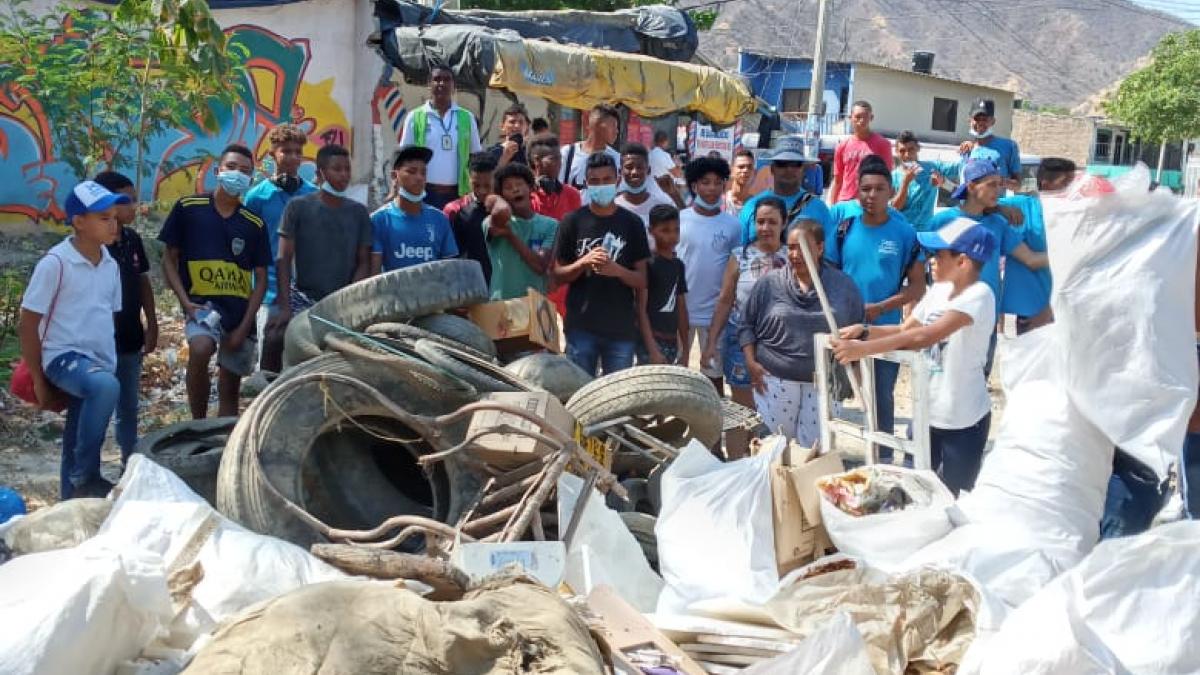 Récord de 147 toneladas de residuos retirados y masiva siembra de árboles deja 1mer día de ‘Mí Barrio, Mí Río’ en Santa Marta