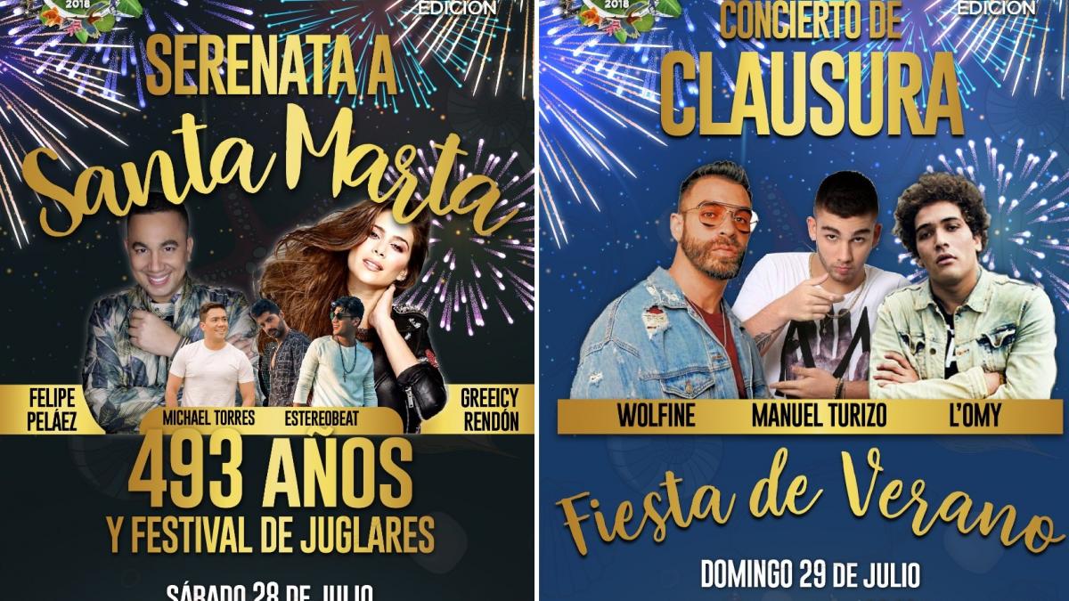 Definidos los artistas musicales que engalanarán los conciertos en Fiesta del Mar 2018