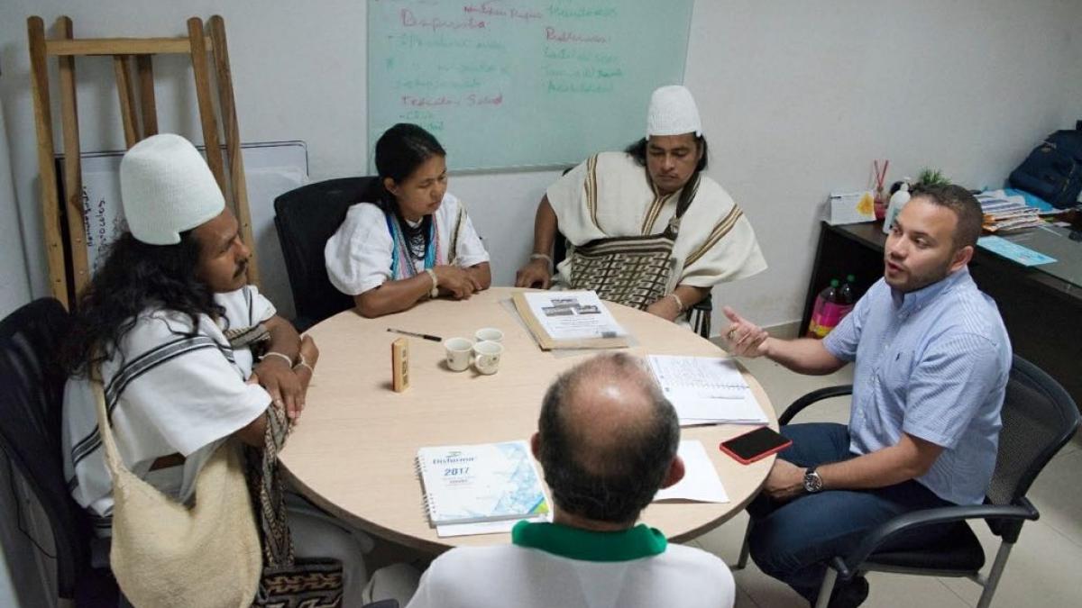 Distrito articula acciones en salud priorizadas con comunidades indígenas