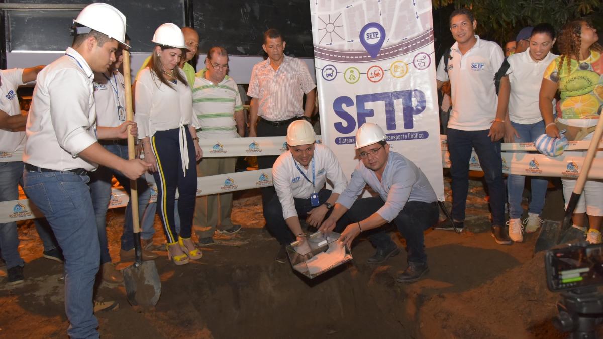 Alcalde Martínez puso en marcha construcción del puente en la terminación de la avenida Bavaria