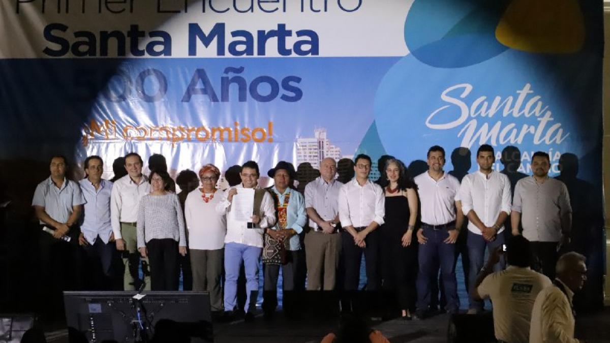 Congresistas comprometen decidido apoyo al Plan Santa Marta 500 años