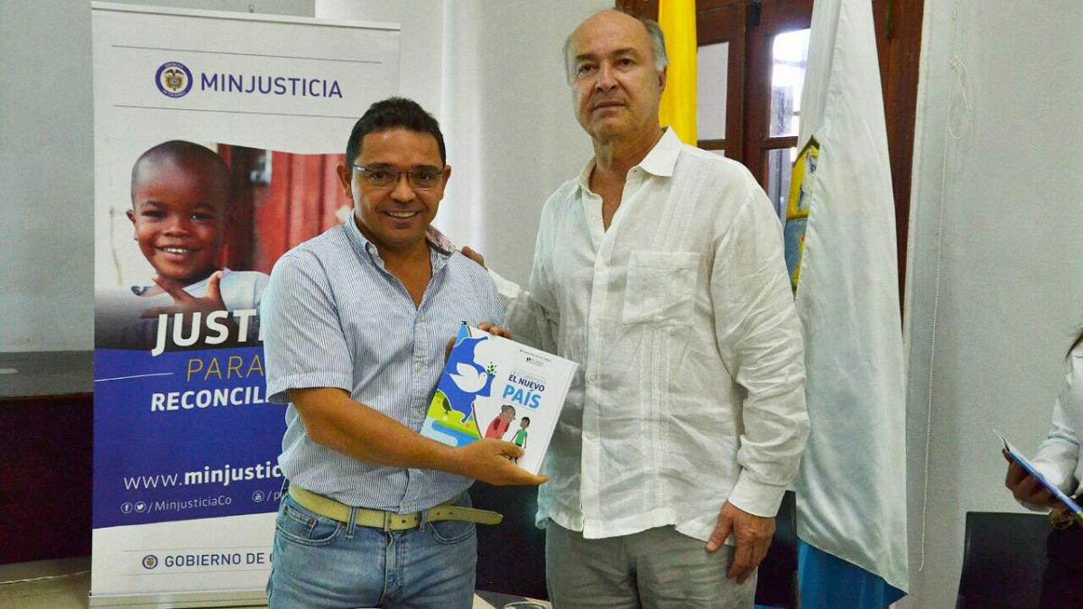 Minjusticia lanzó hoy en Santa Marta la cartilla “Descubriendo el Nuevo País”