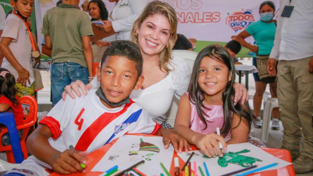 Habitantes de Gaira disfrutaron del lanzamiento de Todos Al Parque