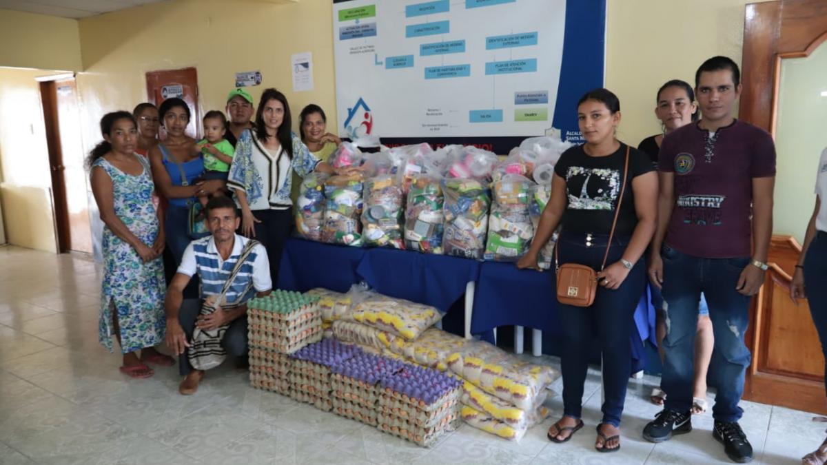 55 víctimas del conflicto armado recibieron ayudas humanitarias por el Distrito  