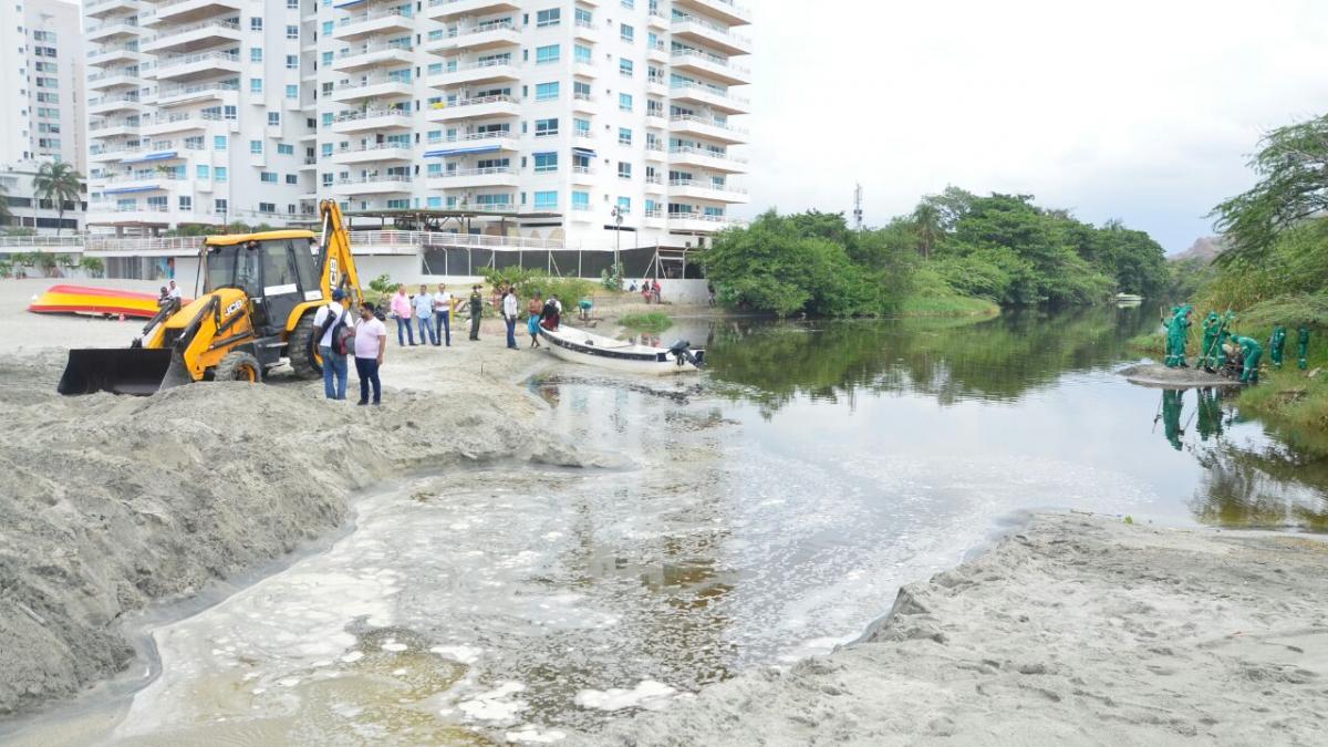 Dadsa destapa desembocadura del río Manzanares para facilitar oxigenación a peces nativos