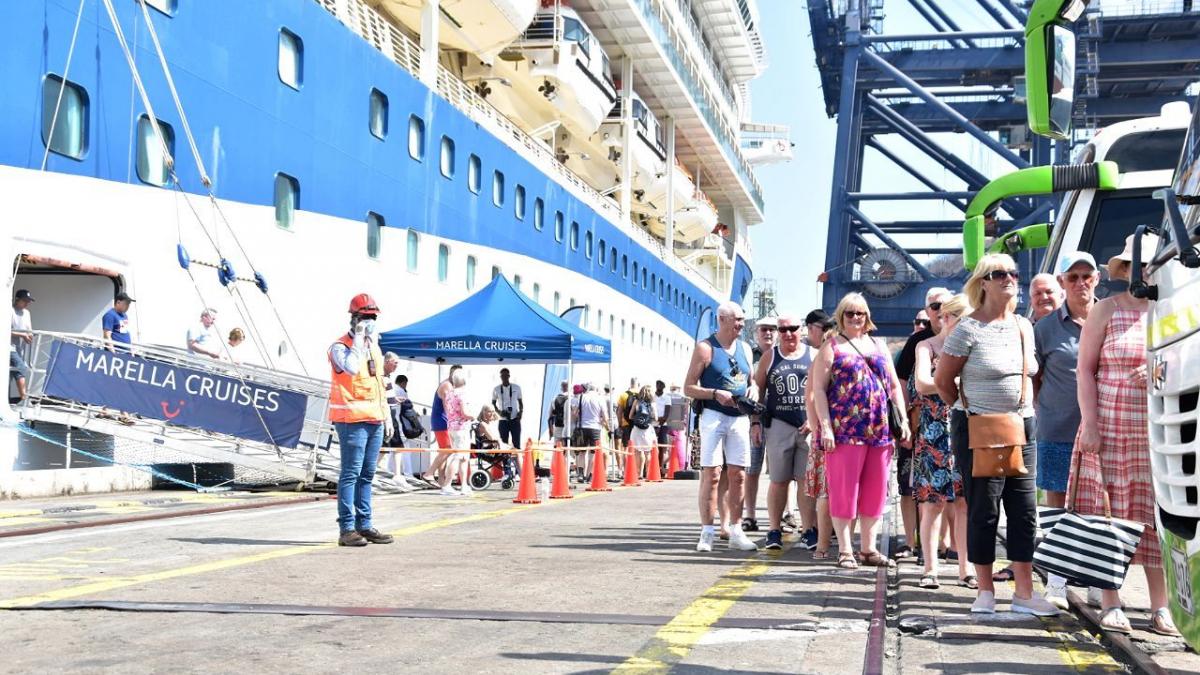 Autoridad Sanitaria realizó inspección, vigilancia y control al crucero Marella Discovery II de la línea Royal Caribbean