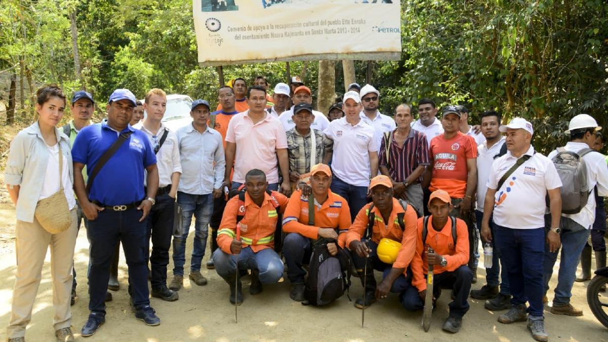 La Essmar inspecciona caudal de captación de la PTAP ‘El Roble’ y fortalece lazos con las comunidades aledañas