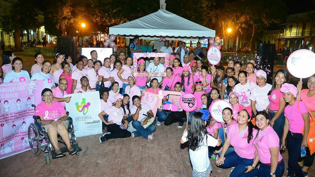 Santa Marta conmemoró el Mes de la Lucha Contra el Cáncer de Mama